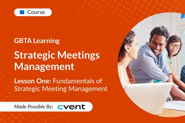 Lesson 1: Fundamentals of Strategic Meetings Management primary image