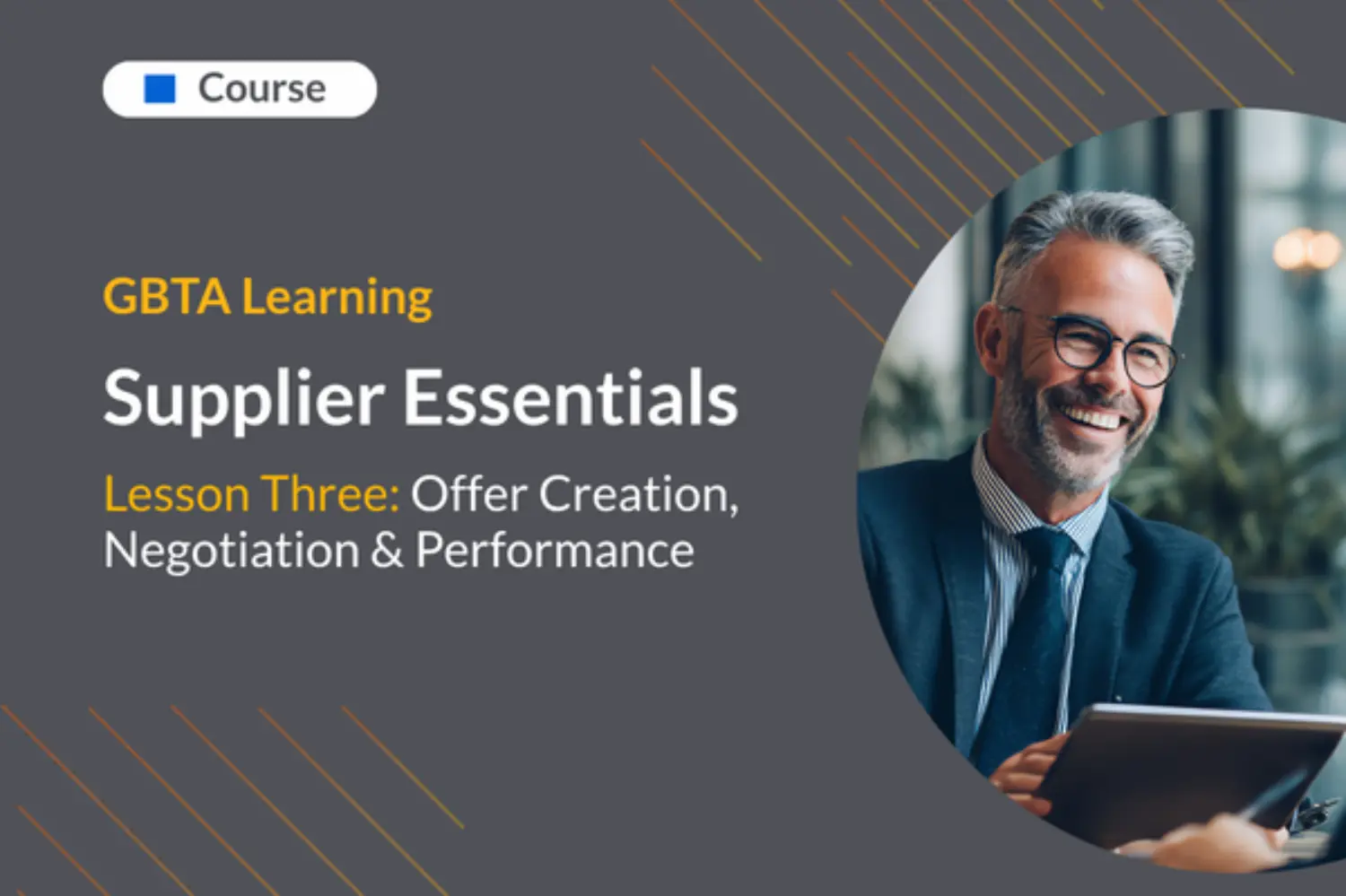Supplier Essentials: Lesson 3 - Master