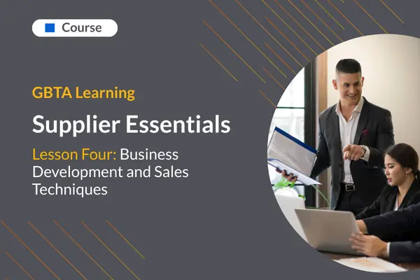 Supplier Essentials: Lesson 4 primary image